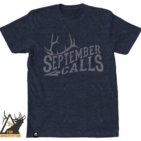 September calls, tee, t-shirt, elk, bugle, rut, bull, archery, bowhunting, archery, montana, wild, pro, promont, outdoors